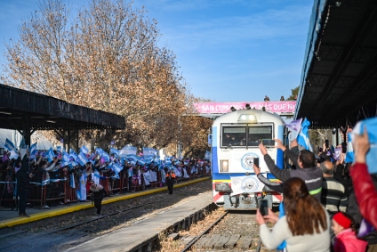 Volvió el tren de pasajeros a San Luis