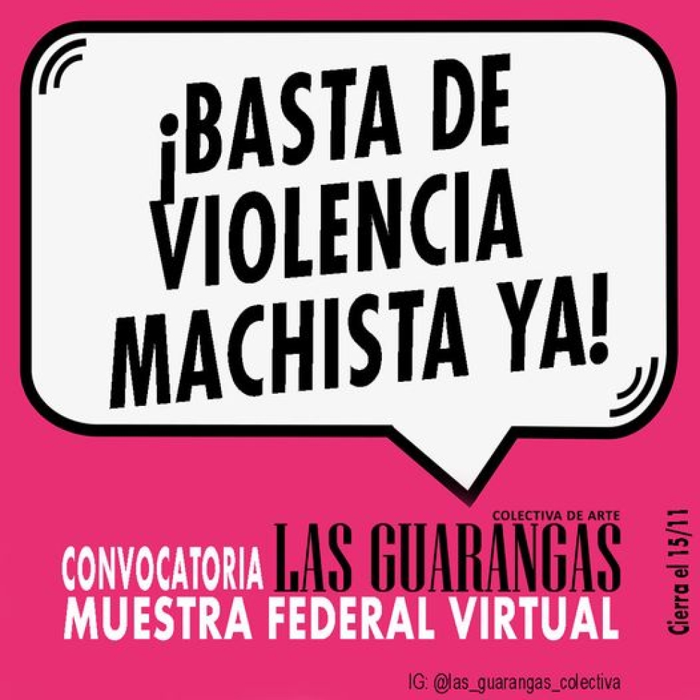 Convocatoria Federal #bastadeviolenciamachistaya