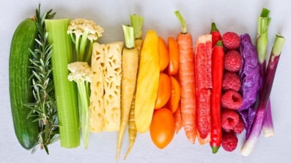 Frutas y verduras de primavera para comer sano