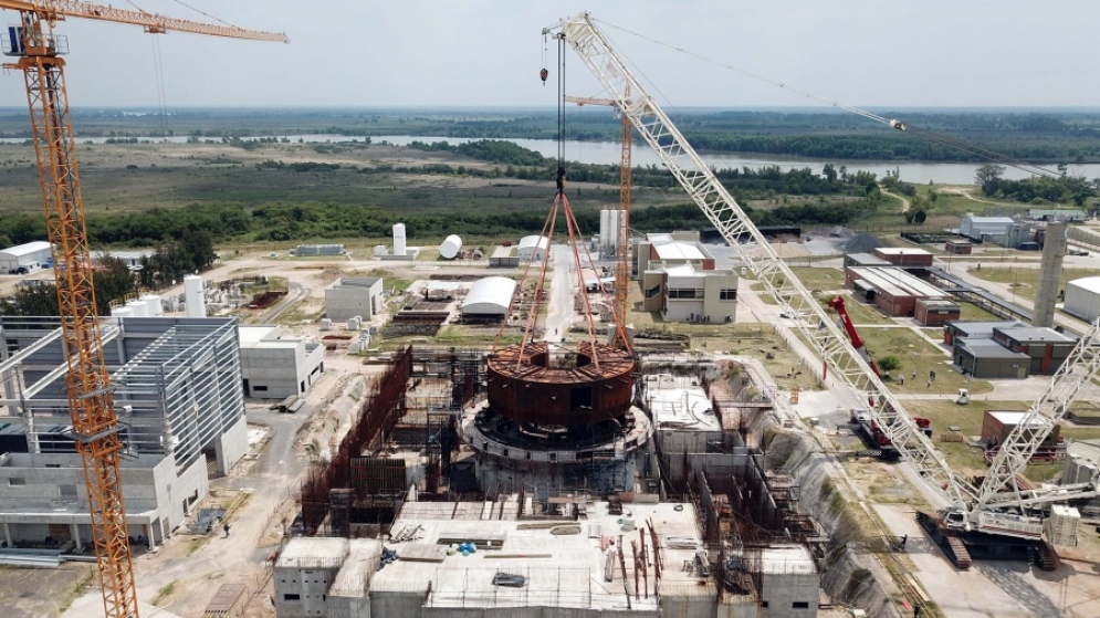 Argentina desarrolla su primer reactor nuclear de potencia diseñado y construido en el país