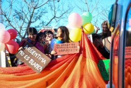 Los transfeminismos populares le dijeron "No a Milei" en San Luis
