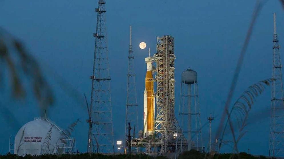 Se canceló el lanzamiento de la misión Artemis I a la Luna por un problema en el motor