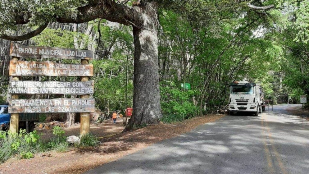 Bariloche cierra senderos de montaña y el parque Llao Llao por fuertes vientos