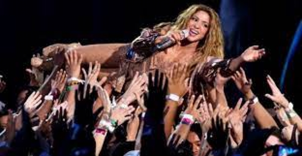 Deslumbro a todos el show de Shakira en los Premios MTV