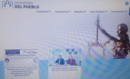 Defensoría del Pueblo ya cuenta con su página web