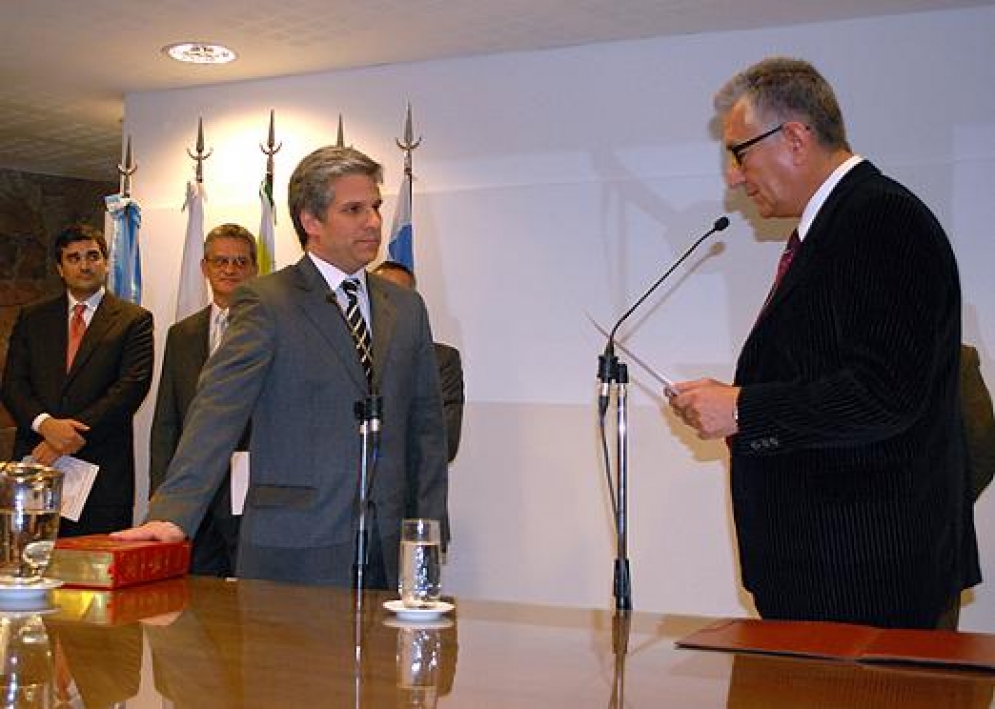 En 2010, Claudio Poggi juraba como Jefe de Gabinete en la gestión de Alberto