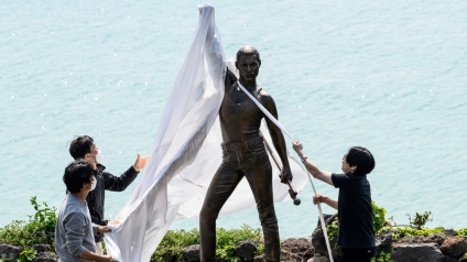 Corea del Sur inauguró una estatua de Freddie Mercury