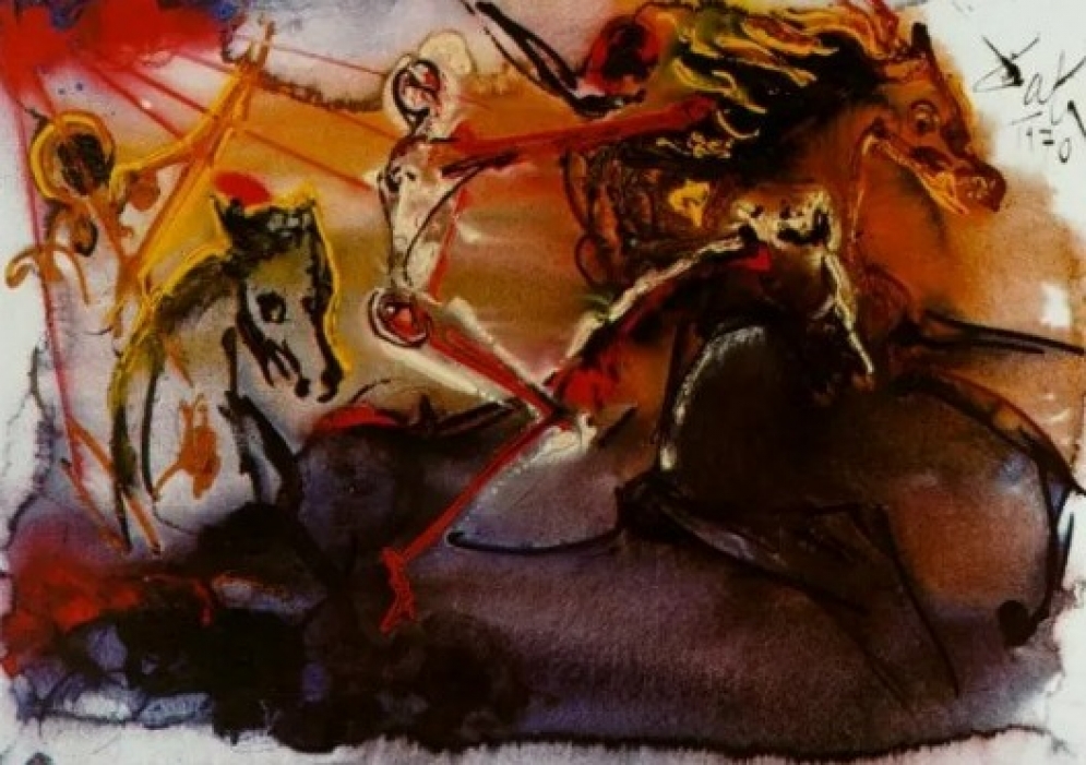 Los jinetes del apocalipsis - Salvador Dalí. 1970