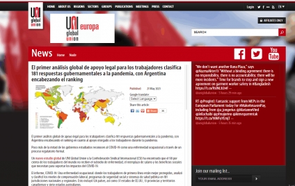 Argentina lidera ranking de los países que más apoyo otorgaron a trabajadores en pandemia