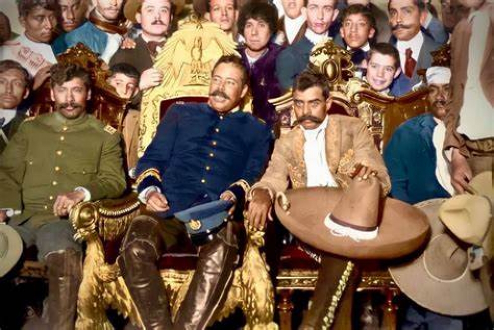 6 Diciembre 1914 Las tropas de Pancho Villa y Emiliano Zapata ocupan el Palacio Nacional