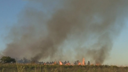 Las provincias de San Luis y La Rioja registran focos activos de incendios