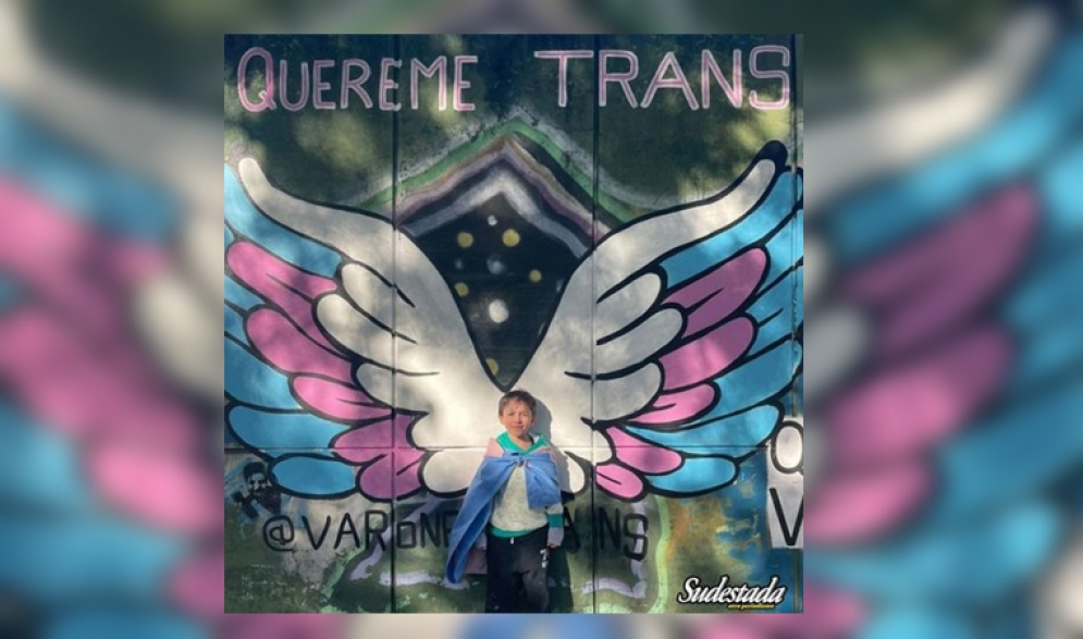 Gabriela Mansilla, activista por los derechos de las niñeces trans. Mamá de Luana, en Villa Mercedes