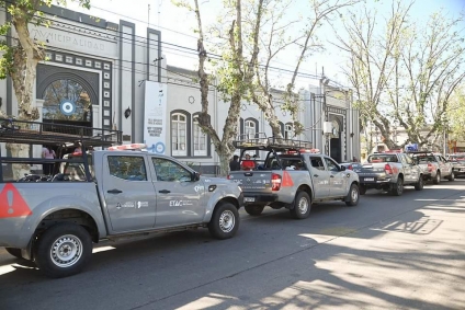 Arribó este Martes a nuestra Ciudad el Equipo Técnico de Acción Ante Catástrofes (ETAC)
