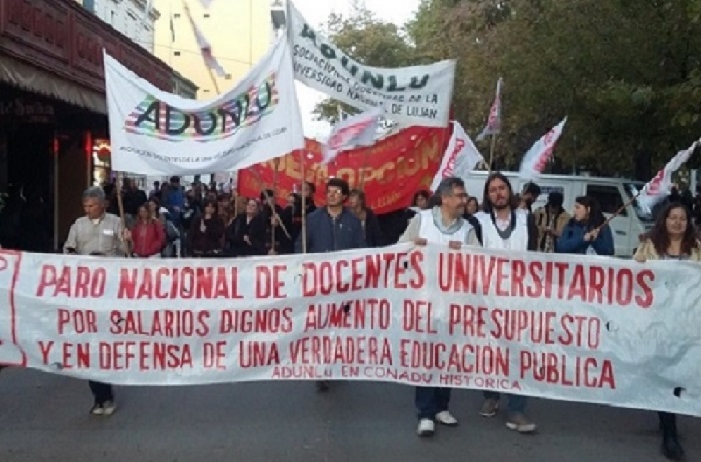 Docentes de la UNSL vuelven al paro por 48 horas